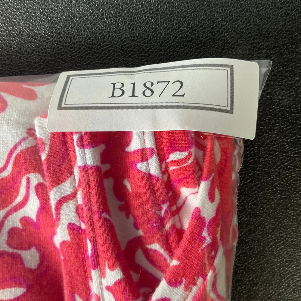 Lilly Pulitzer Shift Dress Womens Small Red White Cotton Coral Damask Sleeveless